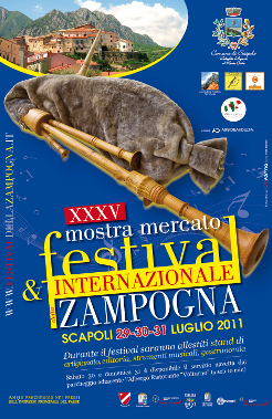 [23 Lug] 23-24-25/07 XXXIV MOSTRA MERCATO E  FESTIVAL INTERNAZIONALE DELLA ZAMPOGNA  @Scapoli (IS)